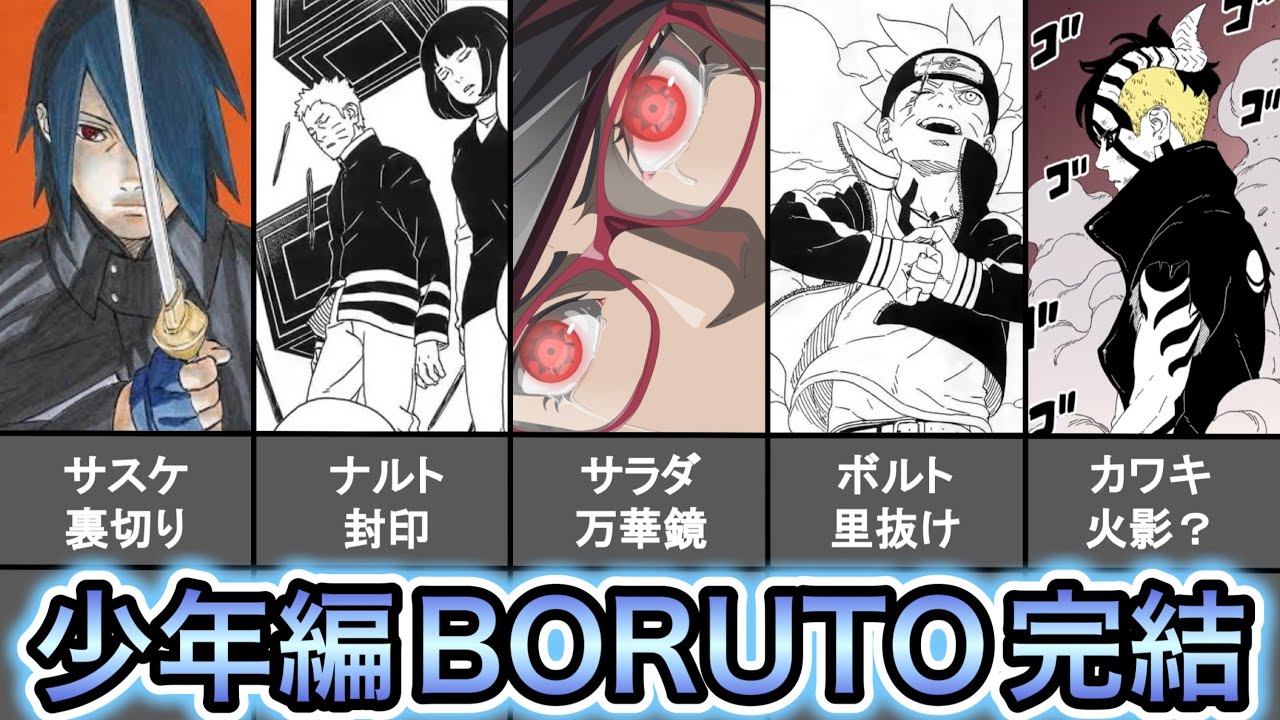 ボルト最新話80感想&考察！サラダが最強万華鏡を開眼!! ナルト&サスケ死亡回避!! ボルトが里抜けし木の葉カワキの独裁体制へ…後モモシキはバカ!!少年編劇的終了!! 【BORUTO】【NARUTO】