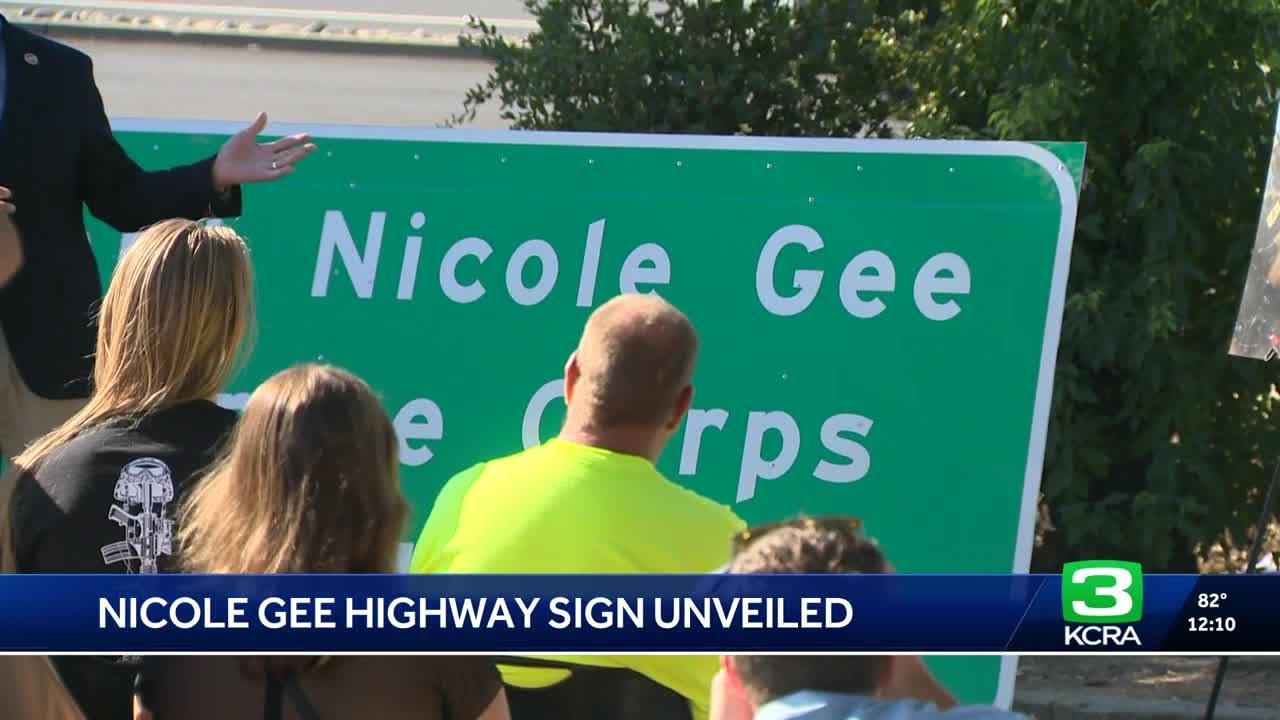 Placer County highway sign unveiled to honor Sgt. Nicole Gee