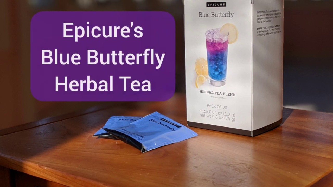 Epicure Blue Butterfly Tea YouTube