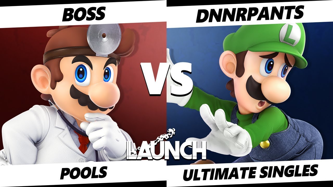 Launch Smash Ultimate - Boss (Dr. Mario) VS DnnrPants (Luigi) SSBU Pools