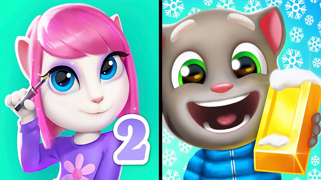 My Talking Angela vs Talking Tom Gold Run 😱 Who is the Best?