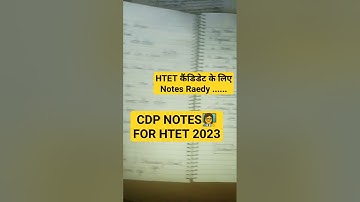 htet cdp notes 2023|Htet 2023 Complete free notes for cdp |Htet exam 2023 #htet#htet2023#htetexam