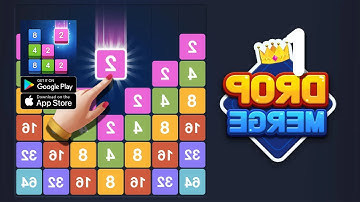 Drop Merge® : Number Puzzle Gameplay Walkthrough Part 1 (Android, IOS)