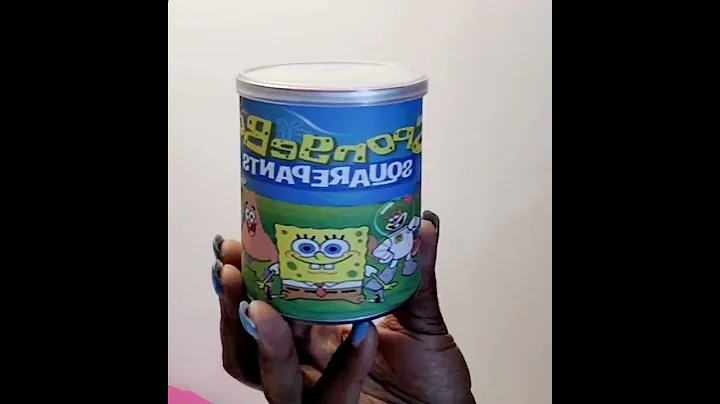 How to attach labels to Pringle cans