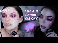 Retro Synthwave 80s Inspired Makeup!! Chit Chat GRWM 💘💟👾