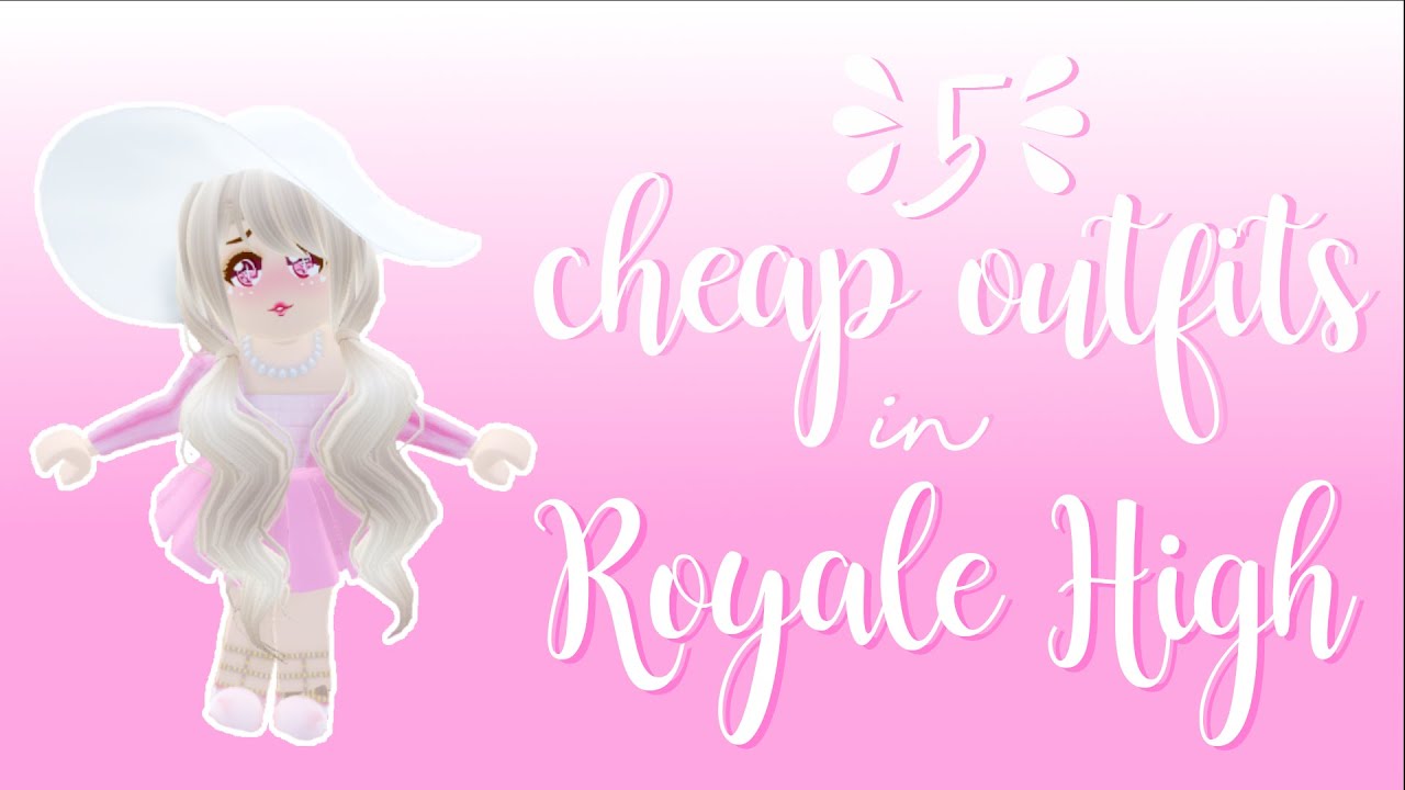 5 CHEAP Royale High Outfits! *UNDER 6K DIAMONDS* - YouTube