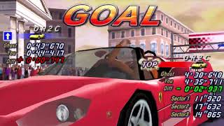 Outrun 2 SP Time Attack Mode Outrun 2 Goal D (F50) 4'35711 (Normal AT)