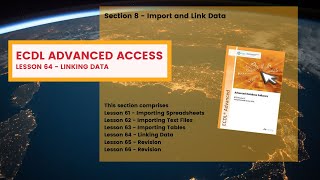 ECDL Advanced ACCESS Lesson 64 Linking Data