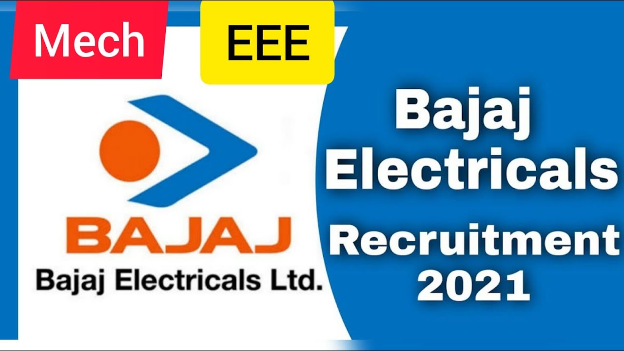 Bajaj Electricals Limited Hiring for Fresher Trainee Officers I
