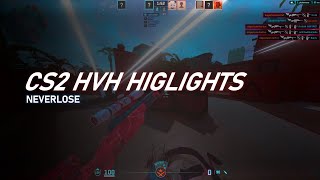 CS2 HVH HIGH PING HIGLIGHTS NOSPREAD ft. Neverlose