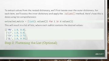Extracting Values from a Nested Dictionary in Python