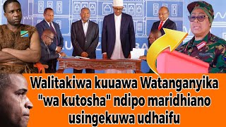 Tobaaa! Maridhiano sio udhaifu. Walitakiwa kuuawa Watanganyika wa kutosha tu Mbarikiwa alipuka