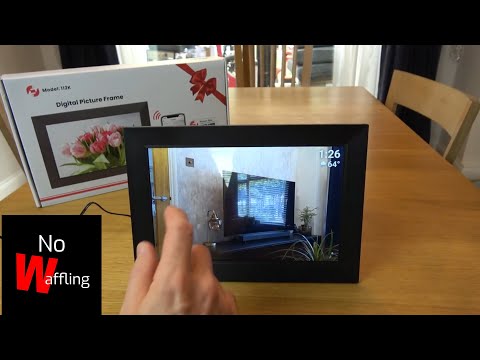 How to FIND FRIEND CODE on Frameo Digital Picture Frame 112k - Share Upload Photos - Beginners guide