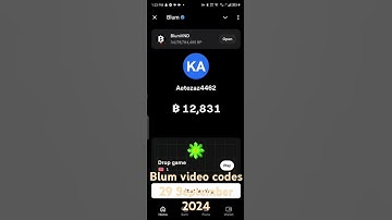 Blum 29-30 September 2024 Video Code of the Day  | All Quest Complete video of the day