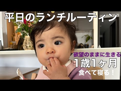 【1歳1ヶ月】ランチルーティン