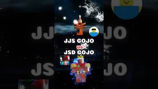 JJS Gojo vs Jump Showdown Gojo! #jjk #roblox #jjs #jsd