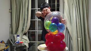 How to Make A Gumball Machine Using Balloons