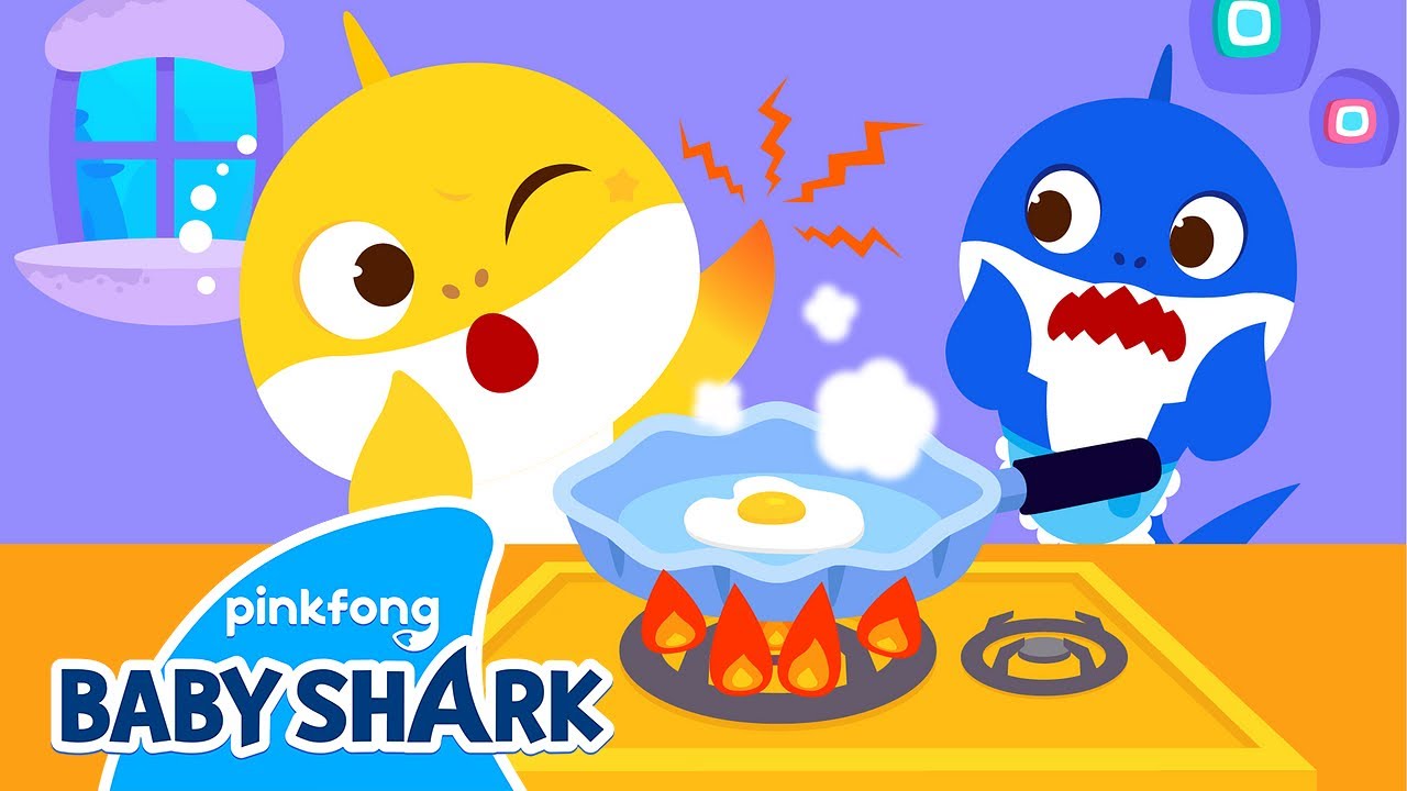 ⁣🔥Baby Shark, It's Hot! Be Careful! | Safety Songs for Kids | Baby Shark Official