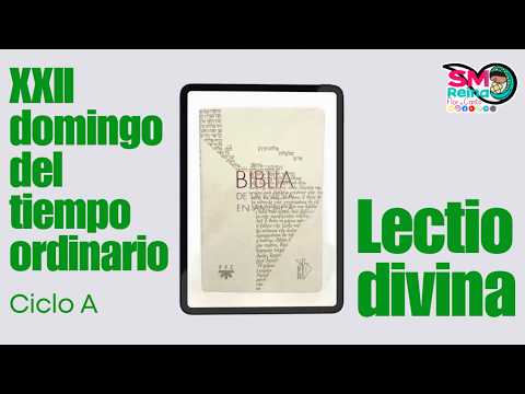 Lectio Divina for the 22nd Sunday in Ordinary Time. Cycle A.