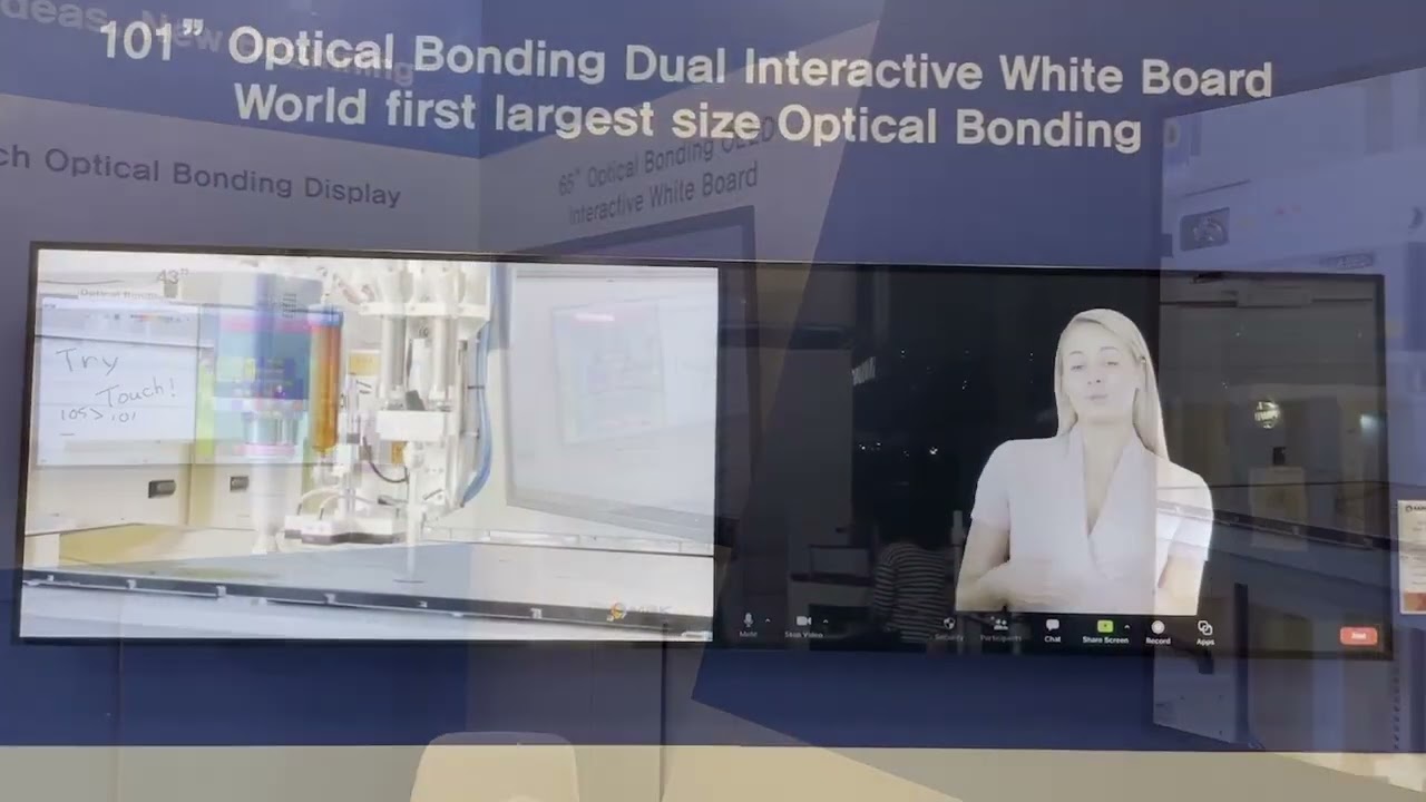 101” Optical Bonding Display _ ISE 2022 MRK