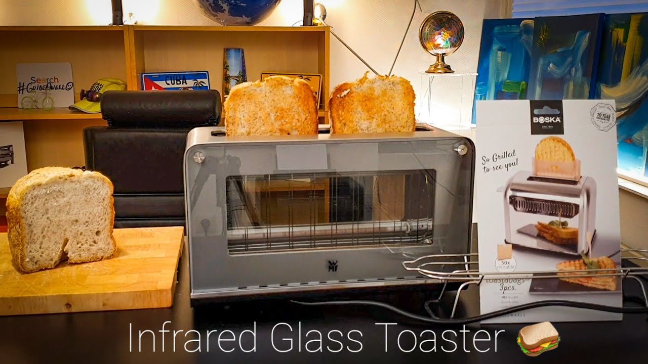 WMF LONO Glass #TOASTER 🥪Infrared Croque Monsieur Toast from the Future  🧑‍🍳 Transparency Vision - YouTube