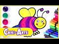 Cómo dibujar una abeja - Dibujos para niños | Chiki-Arte Aprende a Dibujar