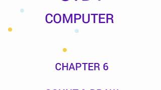 Computer STD 1 chapter 6
