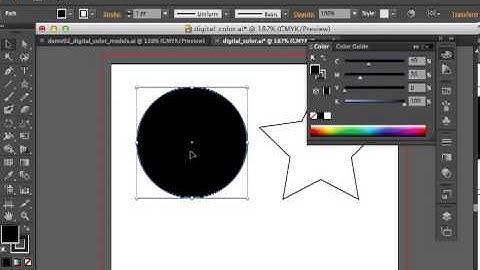 Adobe Illustrator CS6 Digital Color Models Introduction