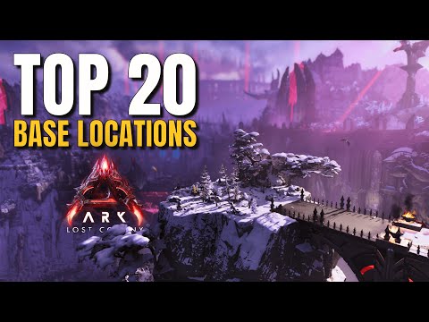 ARK: Survival Ascended - Lost Colony 최고의 PvE 기지 위치 Top 20