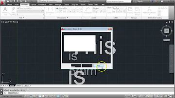 Using Annotative Text in AutoCAD