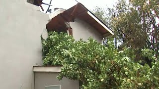 Tree slams into DeKalb County teen's room during morning storms