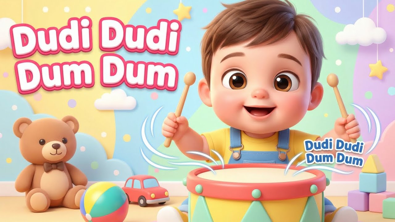  Dudi Dudi Dum Dum Dudi Dudi Dum Dum | Baby Jump Jump | New Version | Fun Kid | Nursery Rhymes & kid