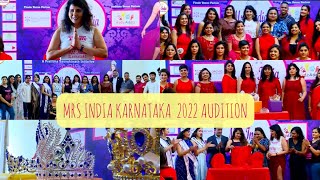 Mrs India Karnataka 2022 Audition