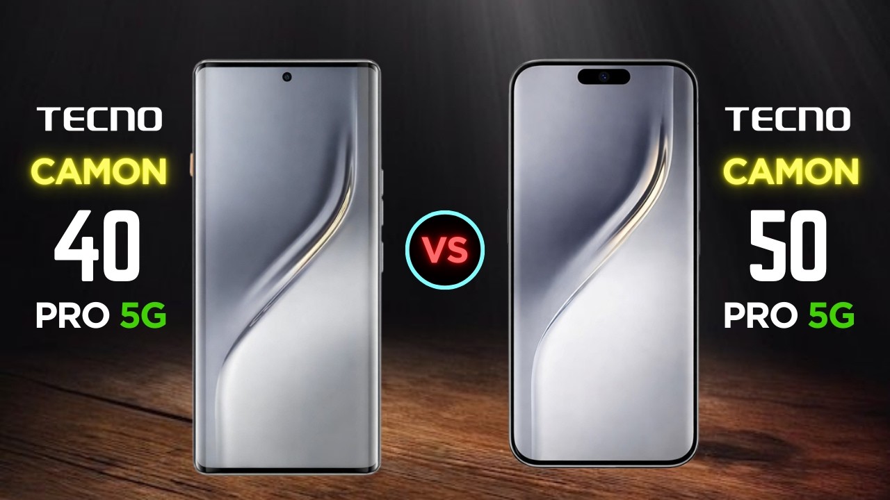 Tecno Camon 50 Pro 5G VS Camon 40 Pro 5G 🔥 Full Specs Comparison