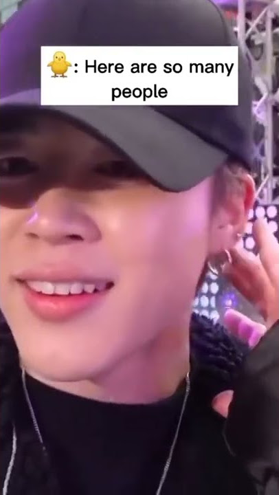 jimin's reaction on army screaming his name #shorts #bts #jimin