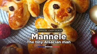 ✨ Mannele d’Alsace – Traditional Saint Nicholas Brioche | Easy & Fluffy Recipe! #christmas #mannele