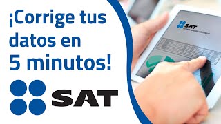 CORRIGE ASÍ los datos de tu CONSTANCIA de situación fiscal