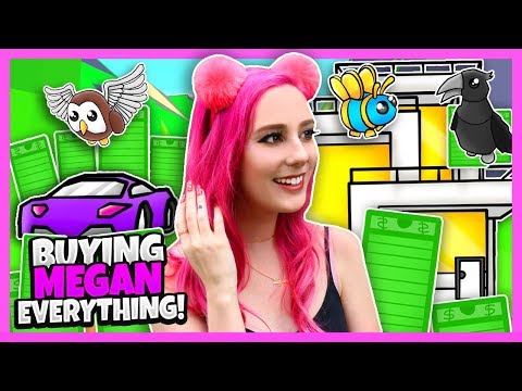 Buying Meganplays Anything She Wants In Adopt Me For 24 Hours