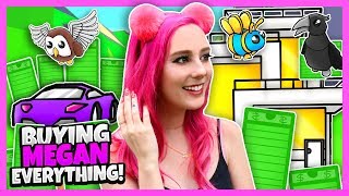 Buying MeganPlays ANYTHING She Wants in Adopt Me for 24 Hours! Roblox Adopt Me Challenge