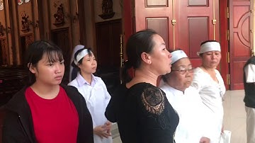 Đám tang ông Gioakim Nguyễn Hữu Phước ngày 17 tháng 7, 2019