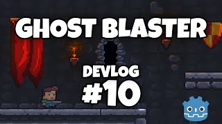 Ghost Blaster Devlog 10 - Dripping slime, enemies and spooky paintings
