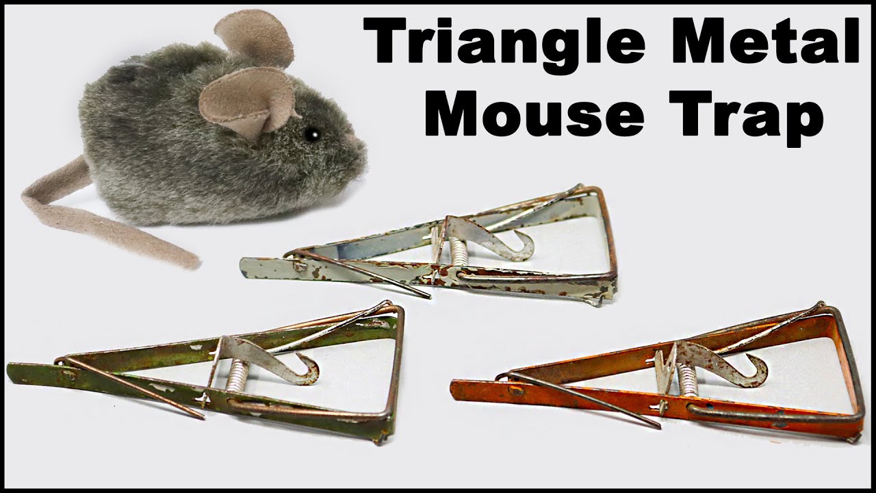 A Mysterious & Powerful Metal Triangle Mouse Trap. Rare & Valuable