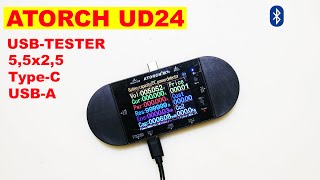 Atorch UD24 USB-тестер с множеством разьемов