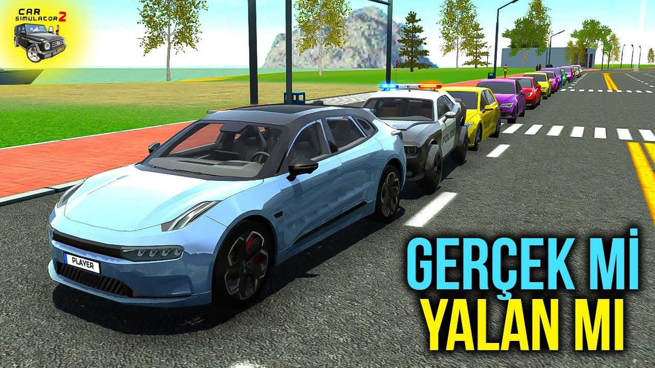 GERÇEK Mİ YALAN MI  ? Polisden Sonsuza Dek Kurtulmak !!! Car Simulator 2