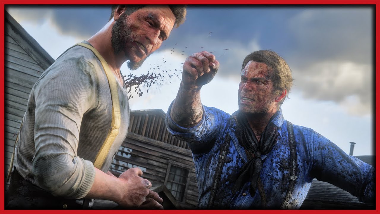 pic Arthur Morgan Angry Face fighting players in valentine as arthur morgan red dead redemption 2 roleplay