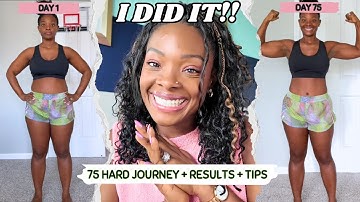 I COMPLETED 75 HARD!! | my experience, results, and tips