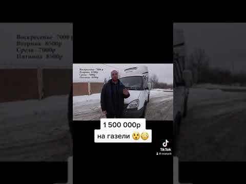 ЗАРАБАТЫВАЕТ НА ГАЗЕЛИ 1.500.000 РУБЛЕЙ