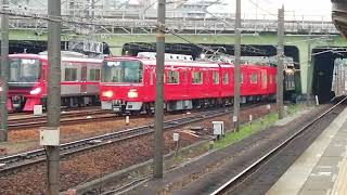 新たな更新車。名鉄3500系3519F急行内海行金山3番線到着