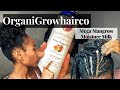 HOW TO USE ORGANIGROWHAIRCO MEGA MANGROW MOISTURE MILK TO STYLE 4C LOW POROSITY HAIR | Jelexia