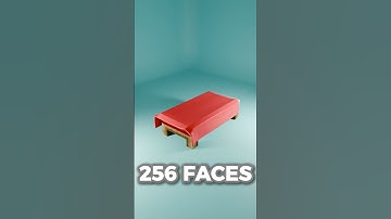 Cloth Simulation from 1 Face to 4096 Faces #blender #3dart #3danimation #clothsimulation #satisfying